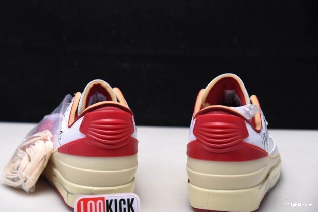 Jordan Off-White SP Red Low White 2 DJ4375-106 Retro 1110